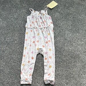 Starry Patterned Kids Jumpsuit